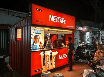 Franchise Kopi Nescafe 2026: Harga, Modal & Booth Container